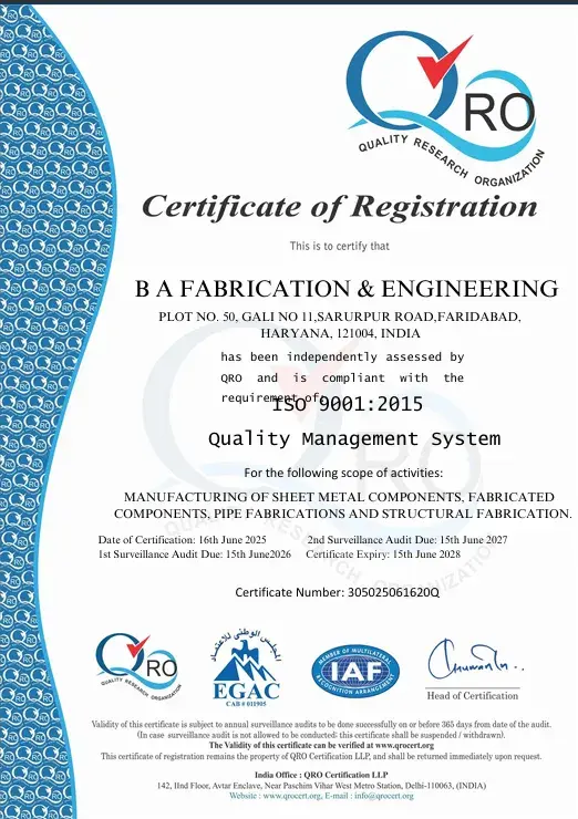 ISO 9001:2015 Certification